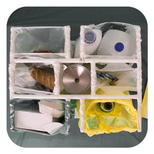 Novo Recycler System con 7 espacios parar reciclar cartón, plástico, resto, vidrio, orgánico,aceite, pilas y latas